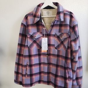 Sage Collective Ladies Plush Shirt/Jacket
